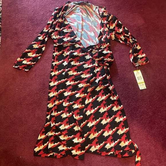 Nine West Wrap Dress Size 14 NWT - Picture 1 of 4